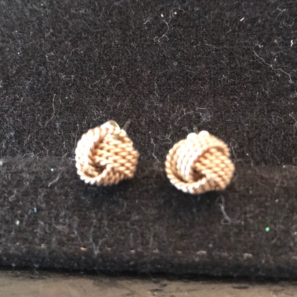 Tiffany knot earrings